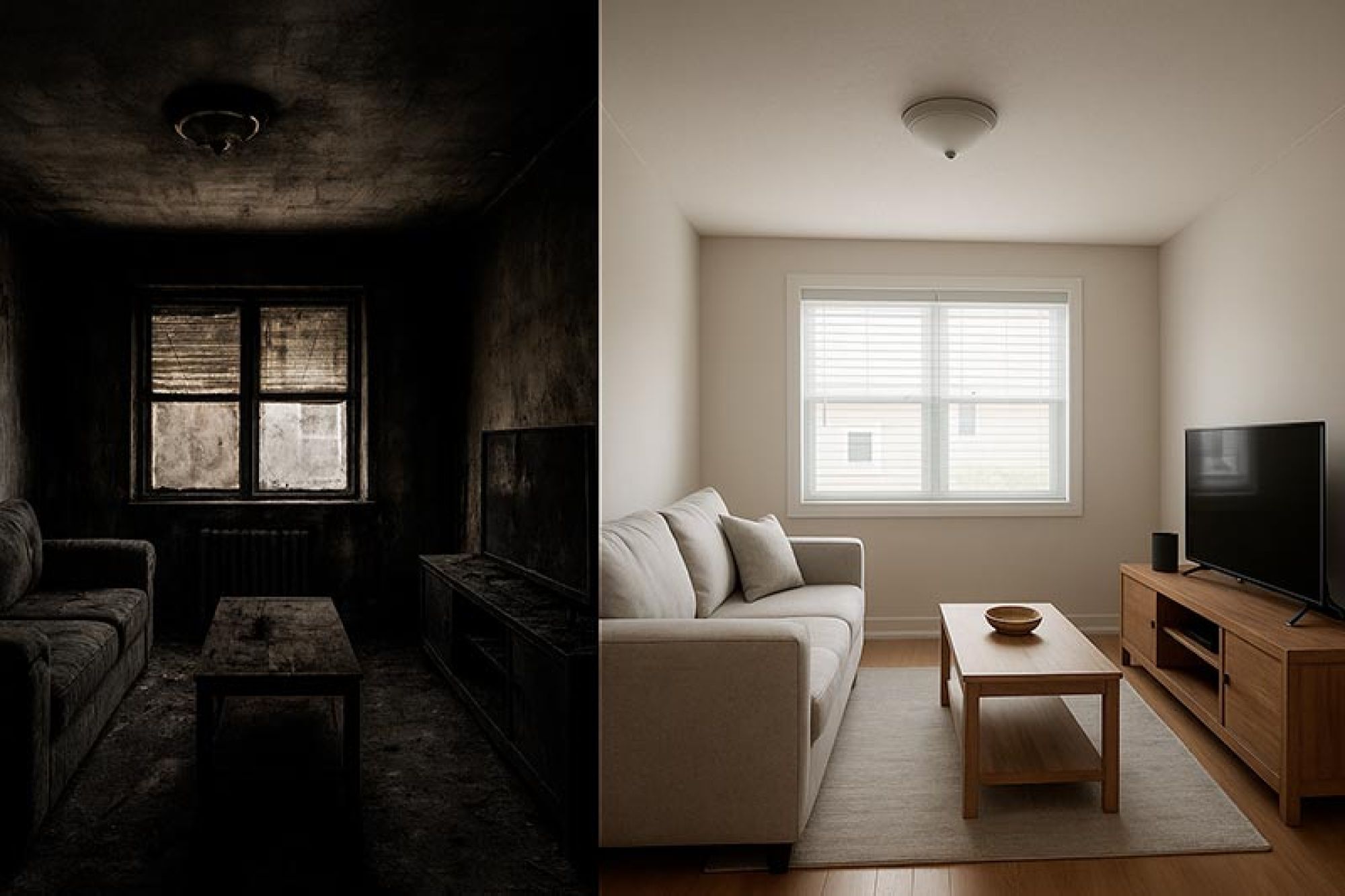 Nettoyage après incendie